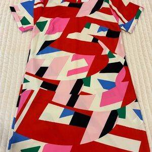 Lili Sidonio Geometric Print Dress Medium